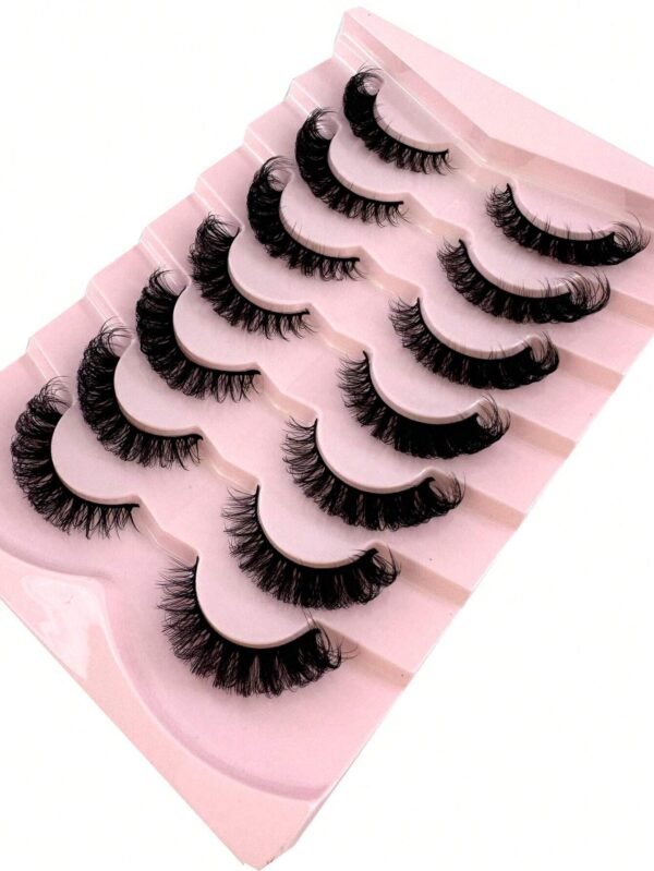 7 paires cils russes DD 8D – Image 5