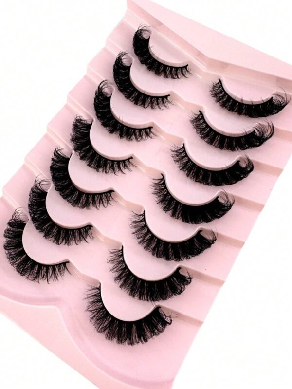 7 paires cils russes DD 8D – Image 8