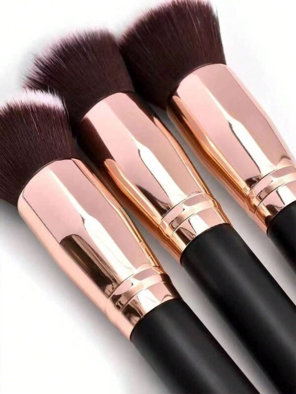 3 pcs pinceaux poudre fond teint blush – Image 3