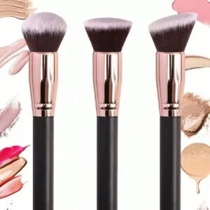 3 pcs pinceaux poudre fond teint blush
