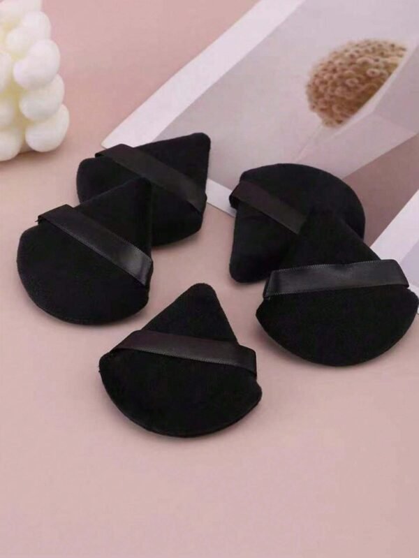 5 pcs poudrier éventail noir – Image 2