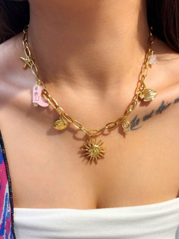 Collier Coquillage Soleil Poisson