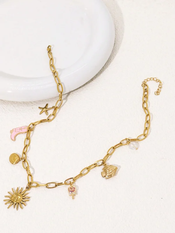 Collier Coquillage Soleil Poisson – Image 2