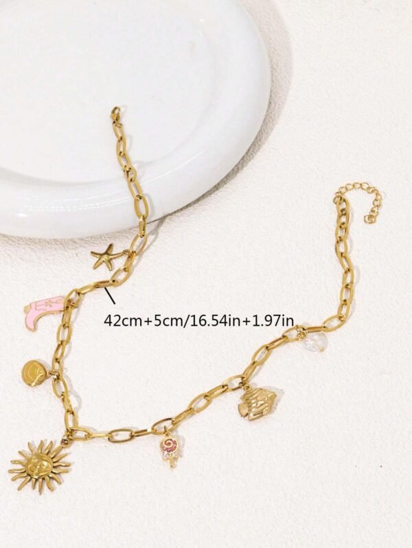Collier Coquillage Soleil Poisson – Image 11