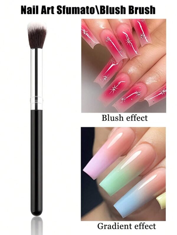 2 pcs pinceaux sfumato ongles – Image 3
