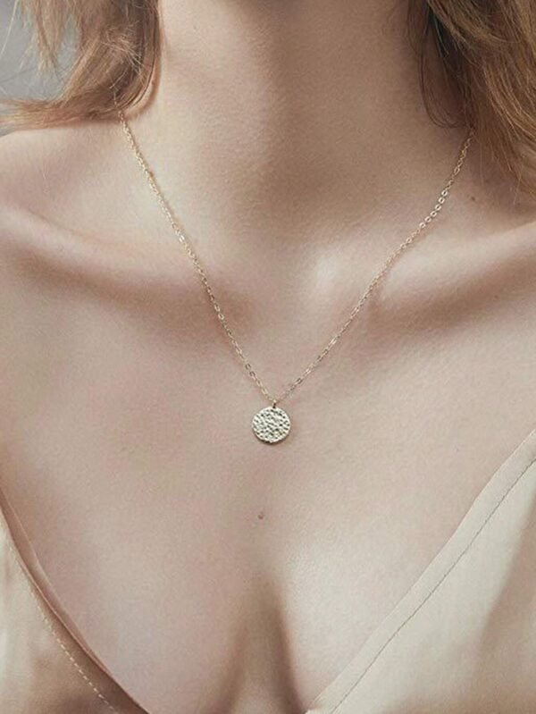 1 Pendentif Rond Asymétrique – Image 2