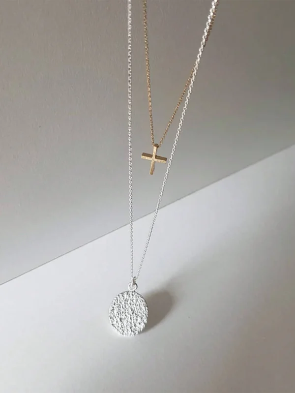 1 Pendentif Rond Asymétrique – Image 7