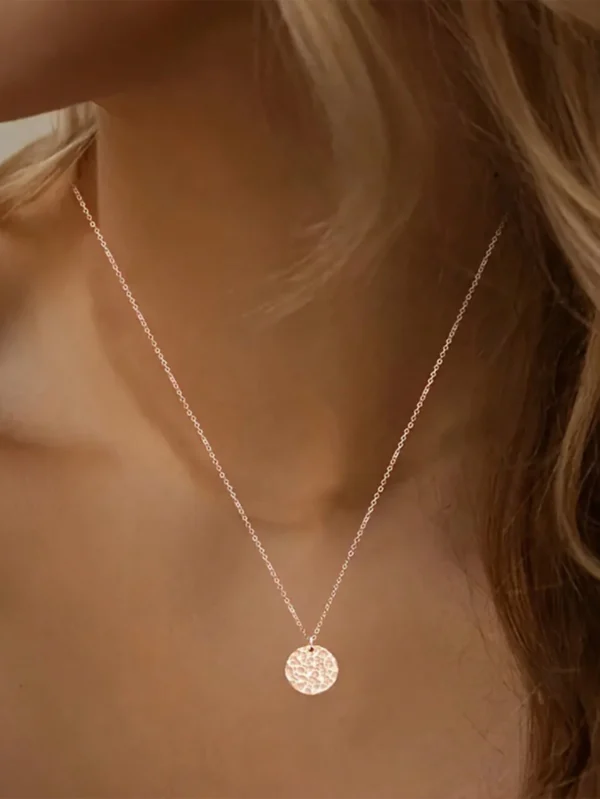 1 Pendentif Rond Asymétrique – Image 3