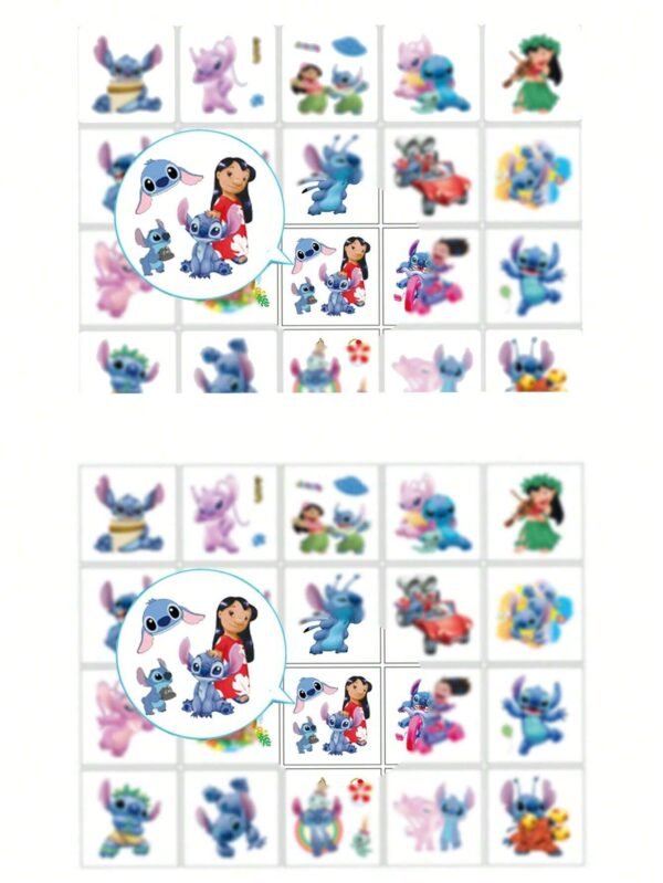 20 feuilles tatouages Stitch – Image 7