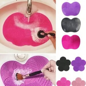 1 pcs tampon silicone nettoyage pinceaux