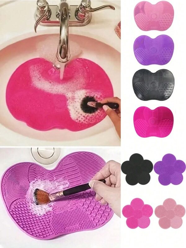 1 pcs tampon silicone nettoyage pinceaux