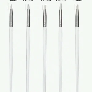 5 pcs brosses silicone ongles