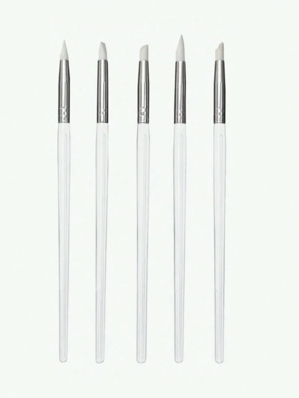 5 pcs brosses silicone ongles – Image 5