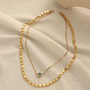 Collier Œil Démon Vintage
