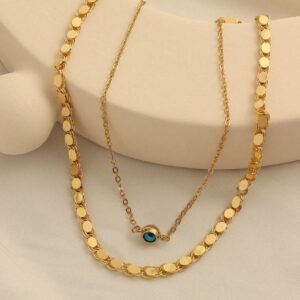 Collier Œil Démon Vintage