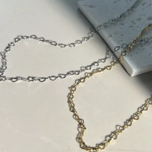 Collier Collerette Cœur Creux