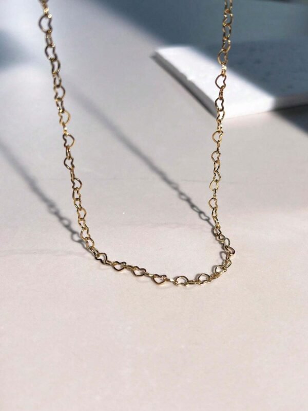 Collier Collerette Cœur Creux – Image 9