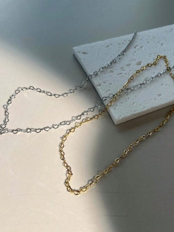 Collier Collerette Cœur Creux – Image 8
