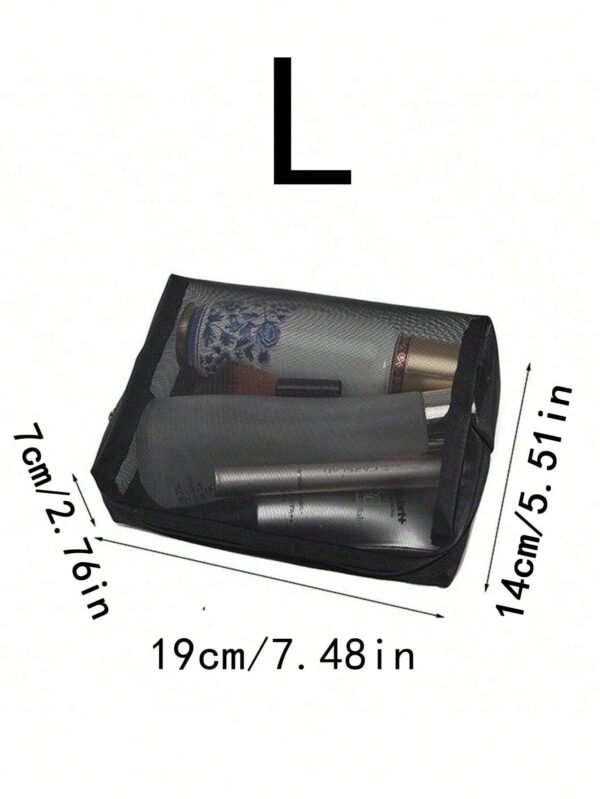 1/3 pcs sac cosmétique maille – Image 13