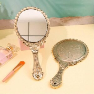 Miroir main motif vintage