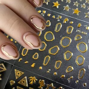 30 pcs Autocollants étoiles dorées