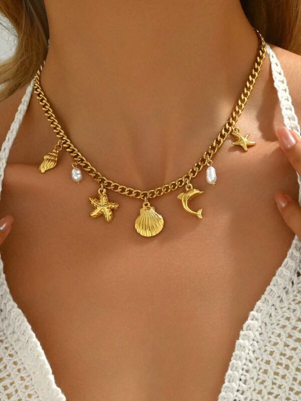 Collier Coquillage Étoile Mer – Image 4