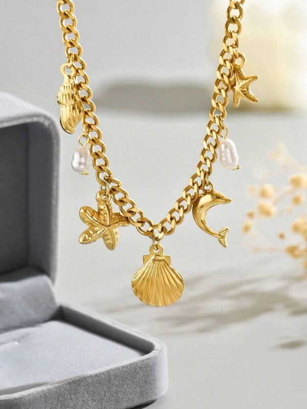 Collier Coquillage Étoile Mer – Image 2