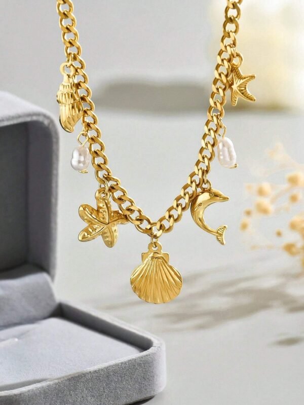 Collier Coquillage Étoile Mer – Image 6