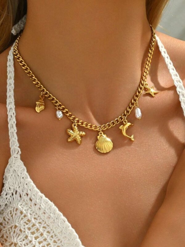 Collier Coquillage Étoile Mer – Image 5