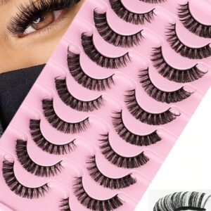 10 paires cils russes 3D