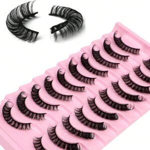 10 paires cils russes 3D