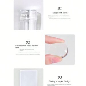2 pcs tampon grattoir gelée