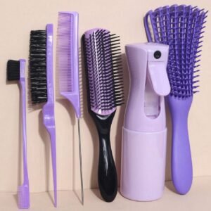 6 pcs brosses démêlantes