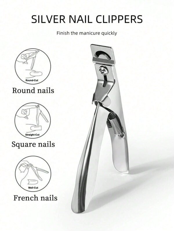 Coupe-ongles droit inox – Image 2