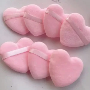 8 pcs poudriers cœur + boîte
