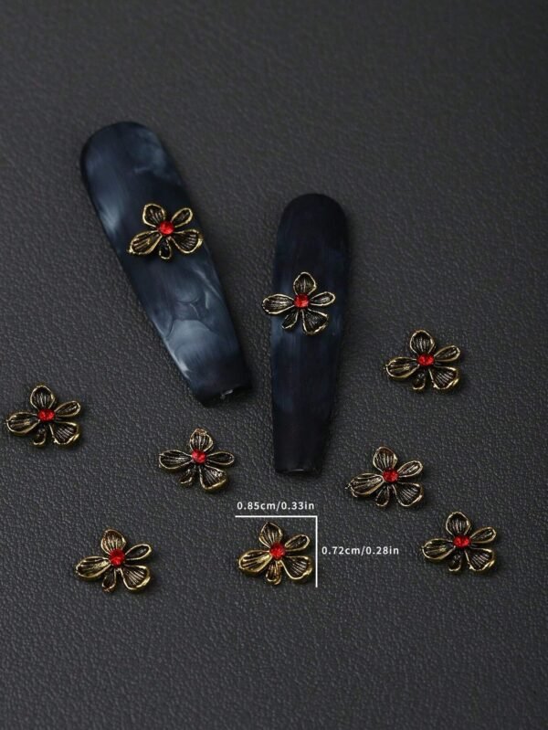 10 pcs Outils perçage fleurs – Image 10