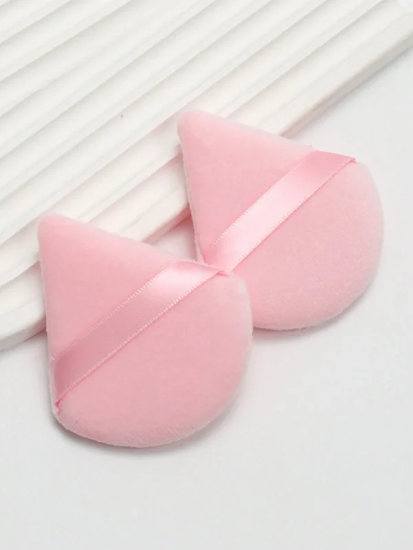2 pcs houppettes velours triangle – Image 3