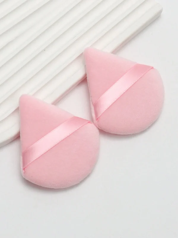 2 pcs houppettes velours triangle – Image 4
