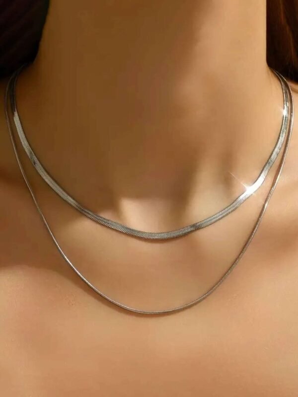 Collier serpent minimaliste – Image 17