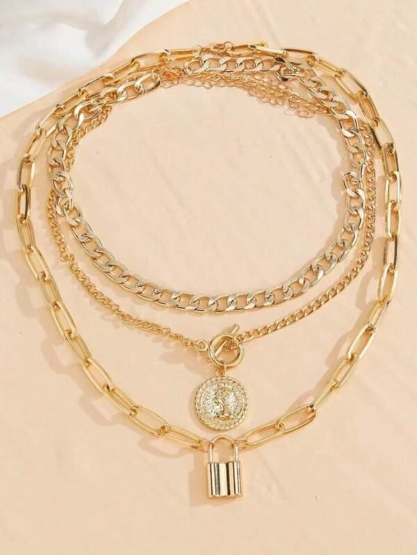 3 Colliers Pendentifs Ronds – Image 5