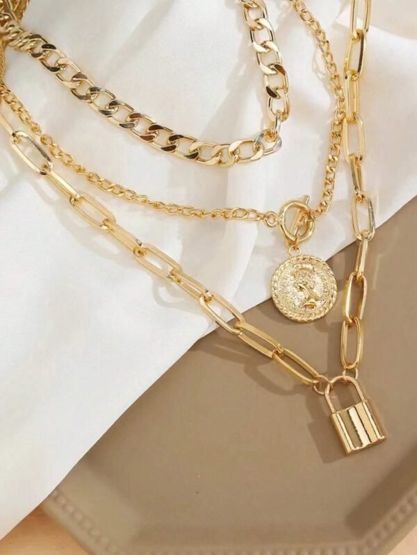 3 Colliers Pendentifs Ronds – Image 4