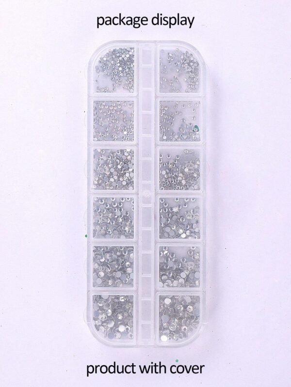 12 grilles strass blancs – Image 11