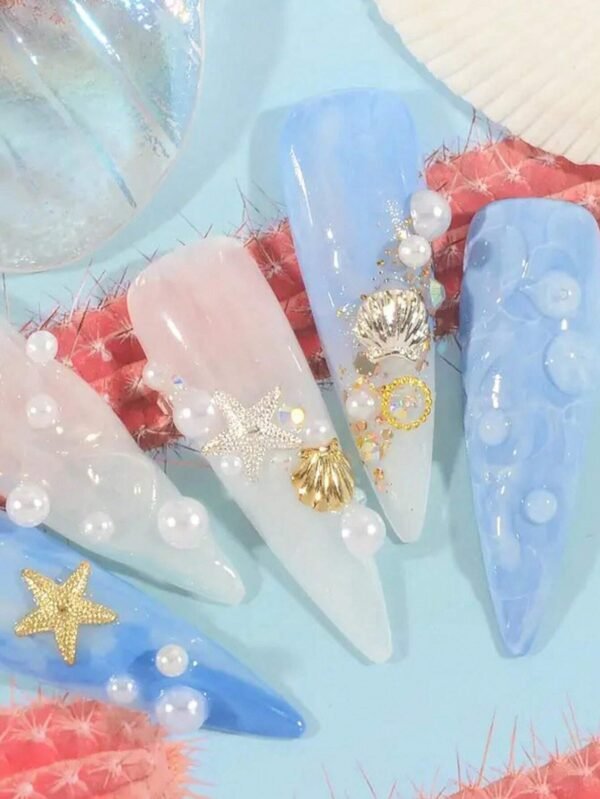 100 pcs Décorations océan mélangé – Image 5