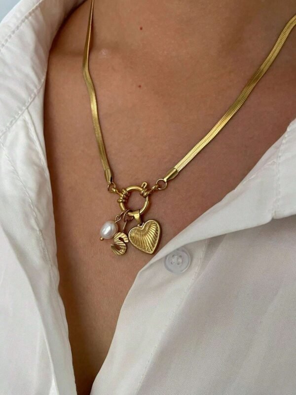 1 Collier Luxe Lettre Cœur – Image 37