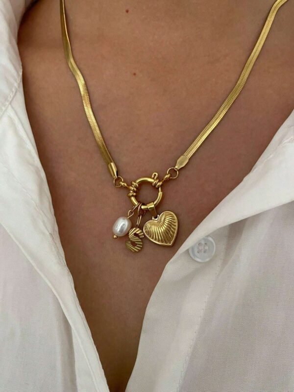 1 Collier Luxe Lettre Cœur – Image 35