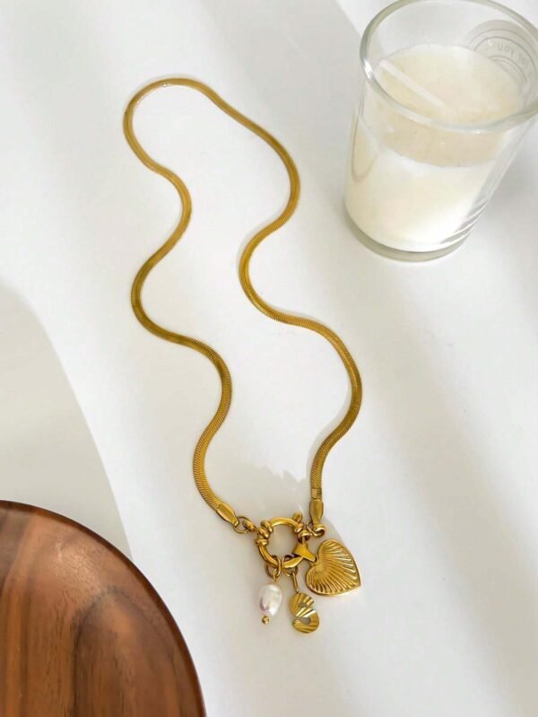 1 Collier Luxe Lettre Cœur – Image 39
