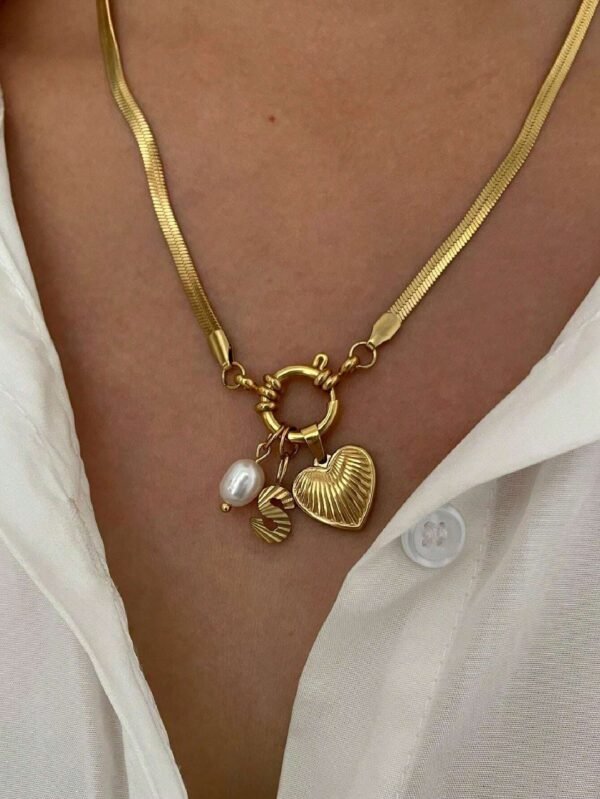 1 Collier Luxe Lettre Cœur – Image 8