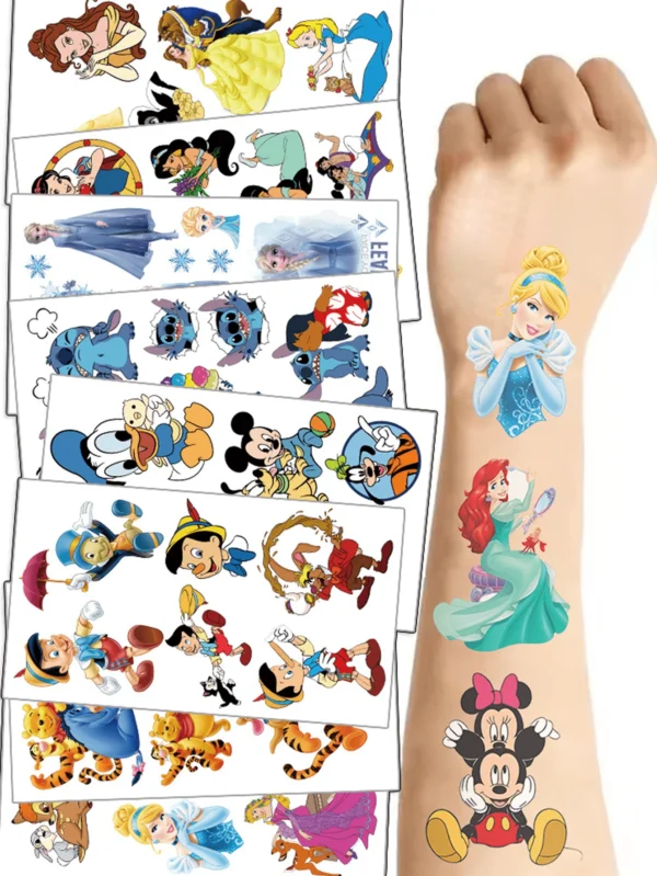 10 feuilles tatouages Disney