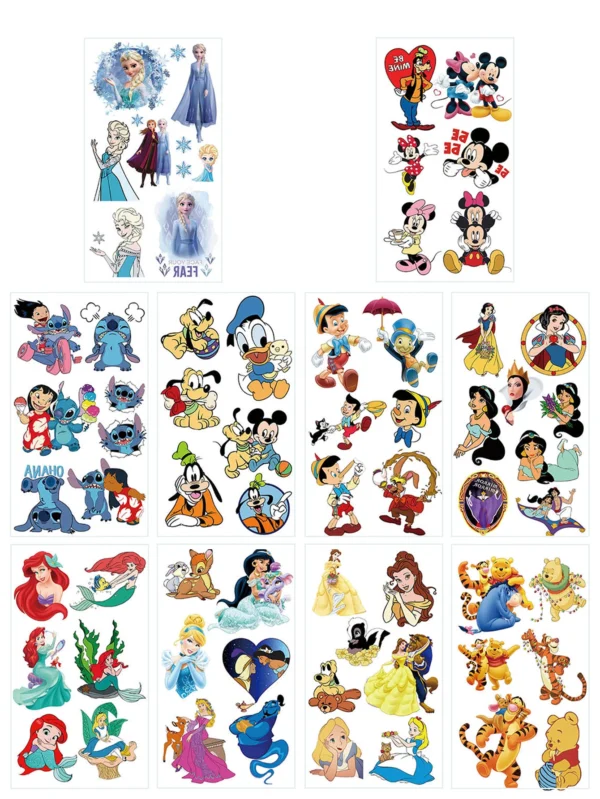 10 feuilles tatouages Disney – Image 8