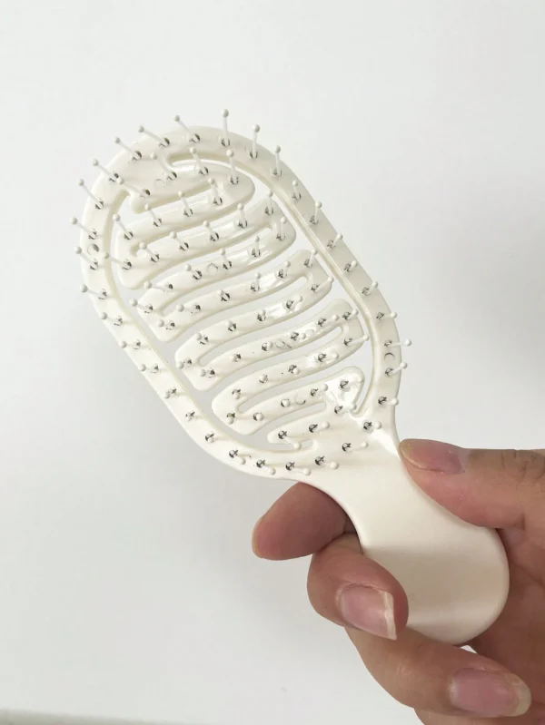 Mini peigne portable blanc – Image 4